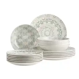 Netto Marken-Discount Mäser Teller Set, Porzellan Ornea Angebot