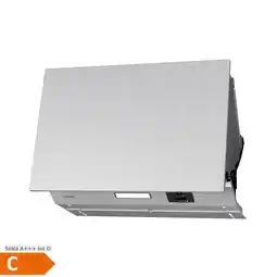 Netto Marken-Discount Swift Square Dunstabzugshaube Einbauhaube 402 m³/h EEK C Abluft/Umluft LED Silbermetallik Angebot