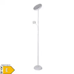 Netto Marken-Discount Näve LED Stehleuchte ROMIS mit Lesearm weiß Angebot