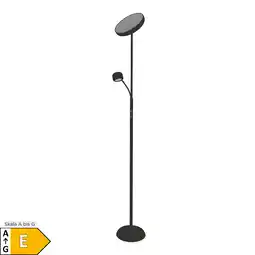 Netto Marken-Discount Näve LED Stehleuchte ROMIS mit Lesearm schwarz Angebot