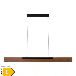 Netto Marken-Discount Näve LED Pendelleuchte WILMA L: 122cm braun/schwarz Angebot
