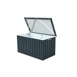 Netto Marken-Discount Duramax Metall Gerätebox Garten Aufbewahrungsbox Kissenbox 585 l, 134 x 73 x 73 cm Angebot