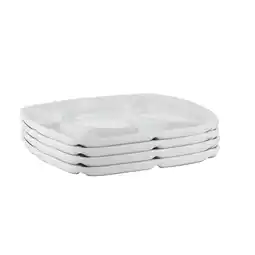 Netto Marken-Discount Mäser Fondueteller Set, Porzellan - Weiß Angebot