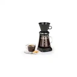 Netto Marken-Discount craft coffee Waage Timer Glaskanne Filteraufsatz 600ml schwarz/weiß Angebot