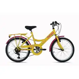 Netto Marken-Discount Dacapo DaCapo Kinderfahrrad 20'' Confetti Gelb 6Gänge RH36cm Angebot