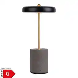 Netto Marken-Discount Näve Akku Tischleuchte SETA H: 30cm schwarz Angebot