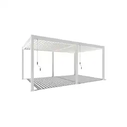 Netto Marken-Discount PergoLine Superior Pergola 3,6 m x 5,3 m weiß Angebot