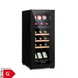 Netto Marken-Discount Bovella 18 Duo+ Zweizonen-Weinkühlschrank 50l 18 Fl. Glastür Angebot