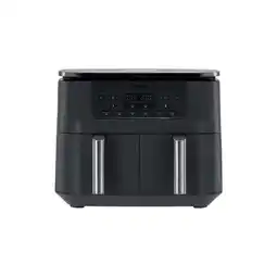 Netto Marken-Discount Ninja DZ300EU Doppel-Heißluftfritteuse grau Angebot
