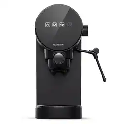 Netto Marken-Discount Furore Espressomaschine Edelstahl kompakt 20 bar Digitaldisplay 2 Tassen Schwarz Angebot