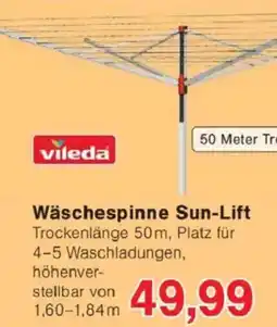 Jawoll Vileda Wäschespinne Sun-Lift Angebot