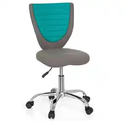 Netto Marken-Discount hjh OFFICE Kinderdrehstuhl KIDDY COMFORT Stoff ohne Armlehnen Angebot