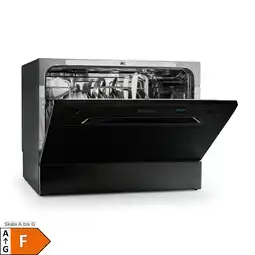 Netto Marken-Discount Amazonia 6 Geschirrspüler 1380W 6 Maßgedecke Tasten-Armatur Schwarz Angebot