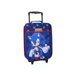 Netto Marken-Discount Sonic Trolley Koffer Kinder Reisekoffer mit Rollen Reisegepäck 49 cm Angebot