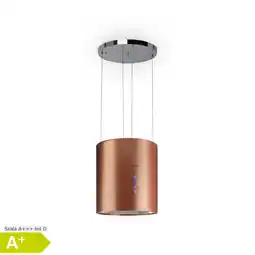Netto Marken-Discount Barett Inselabzugshaube Ø35cm Umluft 560 m³/h LED Aktivkohlefilter Angebot