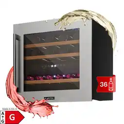 Netto Marken-Discount Vinsider 36 Weinkühlschrank 2 Kühlzonen 5-22°C 85l Edelstahl Angebot
