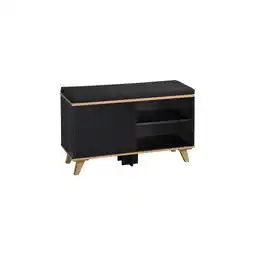 Netto Marken-Discount Schuhschrank mit Sitzkissen, schwarz Angebot