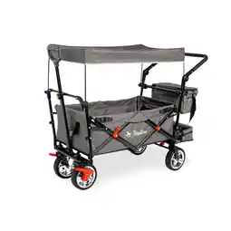 Netto Marken-Discount Pinolino Klappbollerwagen AddPlus mit Bremse, grau meliert Angebot