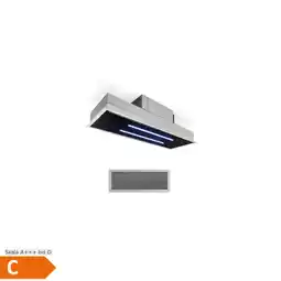 Netto Marken-Discount High Line Deckenhaube 77 cm 410 m3/h 75W 3 Stufen Fernbedienung Angebot