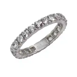 Netto Marken-Discount Zeeme Gemstones Ring 925/- Sterling Silber Weißtopas Angebot
