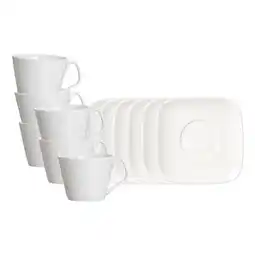 Netto Marken-Discount Ritzenhoff & Breker Kaffeetassen mit Untertassen Arena 200 ml 6er Set Angebot