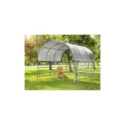 Netto Marken-Discount GreenYard Weidezelt-Überdachung - ca. 360 x 360 x 160 cm Abdeckplane Schutzhülle mit Stahlrahmen Angebot