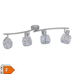Netto Marken-Discount Näve 4er LED Deckenleuchte JOSEFA L: 70 cm stahl blank Angebot