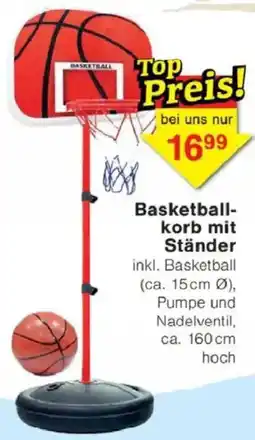 Jawoll Basketballkorb mit Ständer Angebot