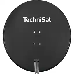 Netto Marken-Discount TechniSat SATMAN 850 PLUS 85cm Sat-Antenne inklusive AZ/EL-Halterung rot schiefergrau Angebot