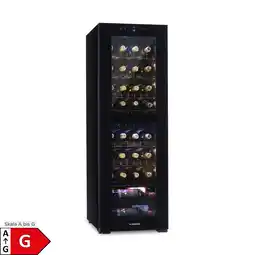 Netto Marken-Discount Shiraz 39 Duo Weinkühlschrank 2 Zonen 105l 39 Flaschen Schwarz 39 Flaschen 2 Kühlzonen Angebot