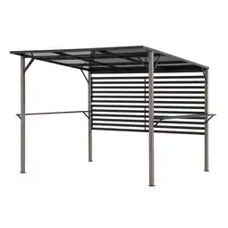 Netto Marken-Discount Sunjoy Stahl Whirlpool Pergola DENALI - 252cm x 282cm, grau Angebot