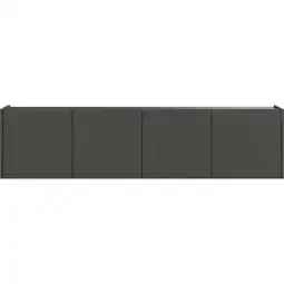 Netto Marken-Discount Germania Mehrzweckschrank 1018-547 GW-Piana, in Graphit, mit Türdämpfung, 183 x 45 x 25 cm (BxHxT) Angebot