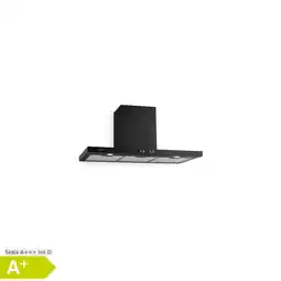 Netto Marken-Discount Limelight Dunstabzugshaube 90cm Wandhaube 600m³/h schwarz Angebot