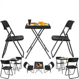 Netto Marken-Discount Ecosa Outdoor-Set mit Klapptisch + 2 Stühlen Robust Wetterfest Pflegeleicht Angebot