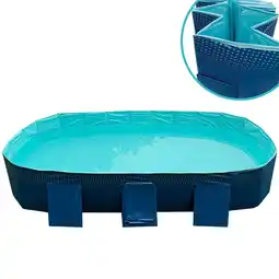 Netto Marken-Discount Starlyf Planschbecken, faltbarer Pool ohne Aufblasen, langlebig & robust Foldable Pool Angebot