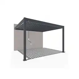 Netto Marken-Discount PergoLine Superior Wand Pergola 3,6 m x 4 m anthrazit Angebot