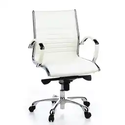 Netto Marken-Discount hjh OFFICE Profi Chefsessel PARMA 10 Leder mit Armlehnen Angebot