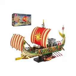 Netto Marken-Discount Reobrix 66102 Antikes Kriegsschiff Klemmbausteine 80 cm 2982 Teile ab 14 Angebot