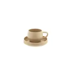 Netto Marken-Discount Lissa Bonna Biscuit Kaffeetassen mit Untertellern - 12-teiliges-Set, 215 ml Angebot
