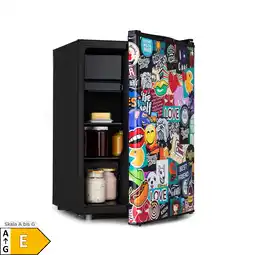 Netto Marken-Discount Cool Vibe 70+ Kühlschrank 72 Liter 2 Böden Stickerbomb-Style Angebot