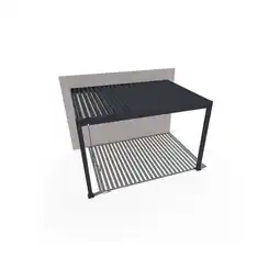 Netto Marken-Discount PergoLine Superior Wand Pergola 3 m x 3,6 m anthrazit Angebot