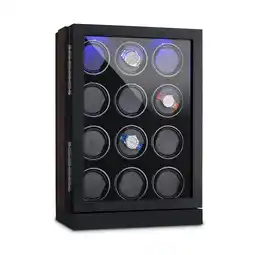 Netto Marken-Discount Klagenfurt Uhrenbeweger Rechts-Links-Lauf 12 Uhren LED Touch-Display Angebot