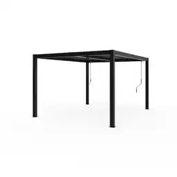Netto Marken-Discount Sojag Pergola Milo 1012 Schwarz 365,5x297,5x224,6cm Angebot