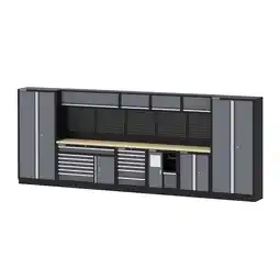 Netto Marken-Discount Feistos Werkstatteinrichtung Apollo 24 Schwarz/Anthrazit 46x523x200cm Angebot