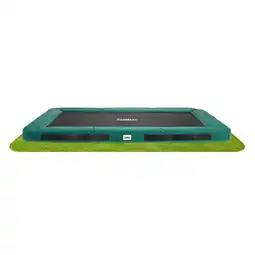 Netto Marken-Discount Salta Bodentrampolin Premium Ground Sports - rechteckig - 366 x 244 cm - Grün Angebot