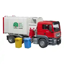 Netto Marken-Discount Bruder bruder 03761 MAN TGS Seitenlader Müll-LKW und 2 Mülltonnen Angebot