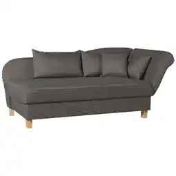Netto Marken-Discount Max Winzer Selma Recamiere mit Armteil rechts klappbar braun Angebot