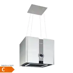 Netto Marken-Discount Futurelight Smart Inselabzugshaube Umluft 420m³/h LED Edelstahl Silber Angebot