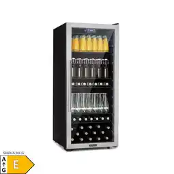 Netto Marken-Discount Beersafe 7XL Kühlschrank 242 Liter 5 Böden Panoramaglastür Edelstahl Edelstahl 242 Liter Angebot