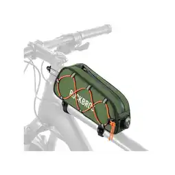 Netto Marken-Discount Rockbros ROAD TO SKY Fahrradtasche Oberrohr wasserdicht 0,7L Grün Angebot